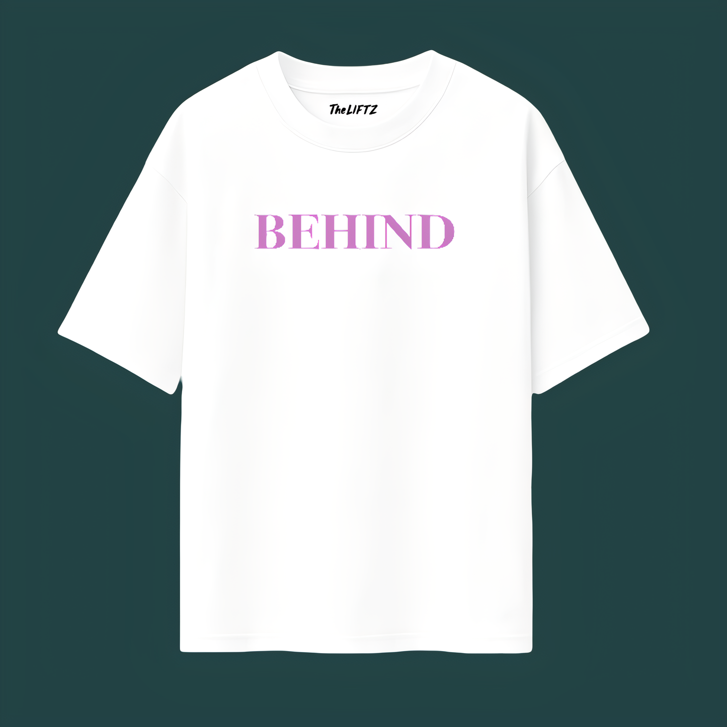 Behind Drop‑Shoulder Tee – Premium 240 GSM 100% Cotton