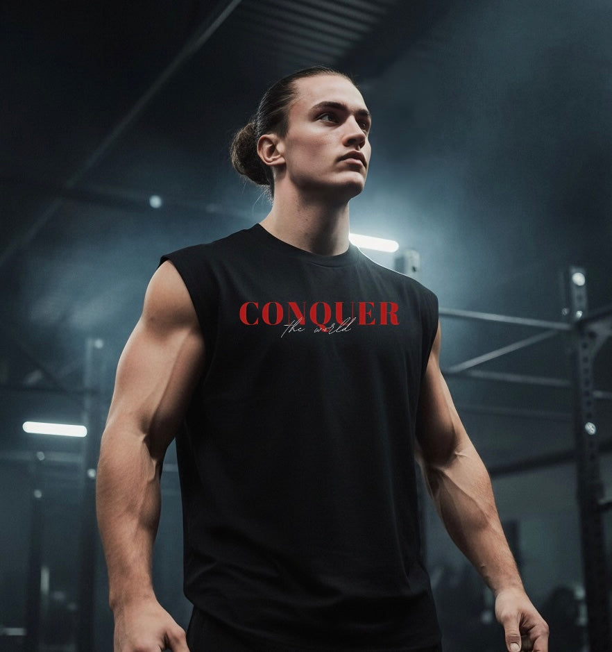 Black Cut Offs Tee | TheLiftz